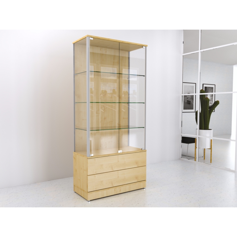 Ladenmöbel Vitrinen " Glasvitrinen " Ladenbeschläge