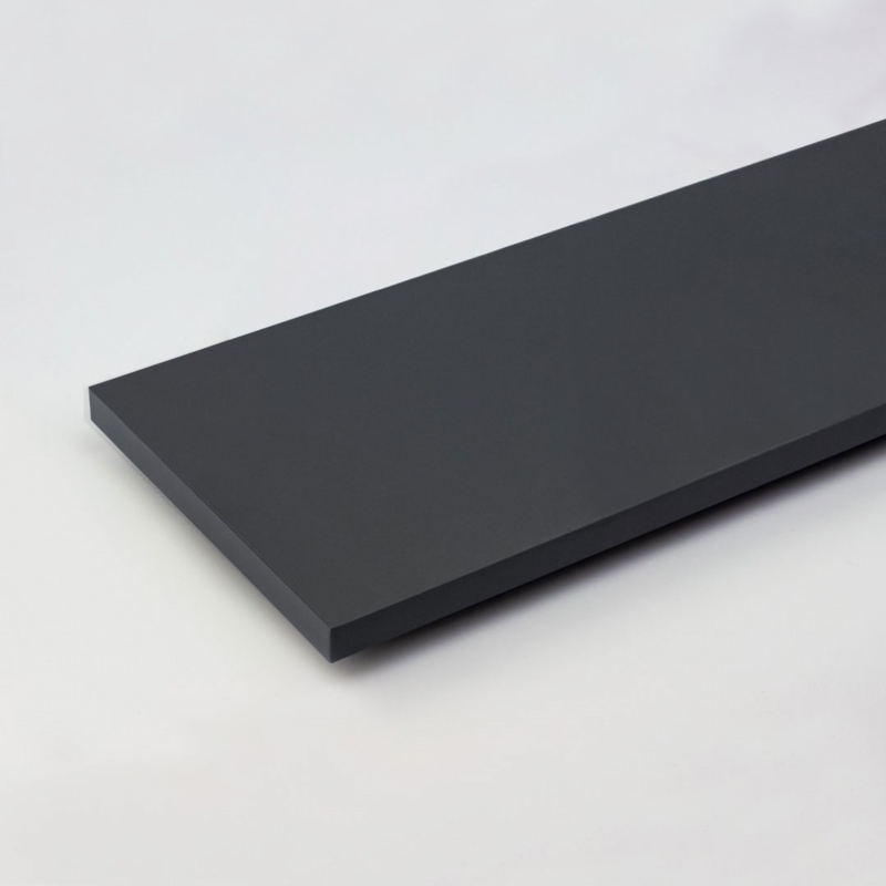 Dunkelgraues Möbel-Wandregal