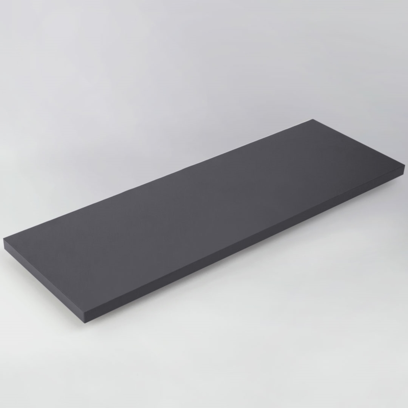 Dunkelgraues Möbel-Wandregal