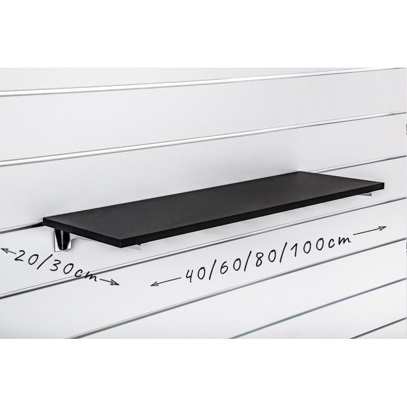 Ladenpaneele SPACEWALL -Regale Farbe Schwarz- Ladeneinrichtung