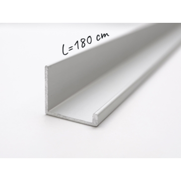 Aluminium "C" Kantenprofil Spacewall-System