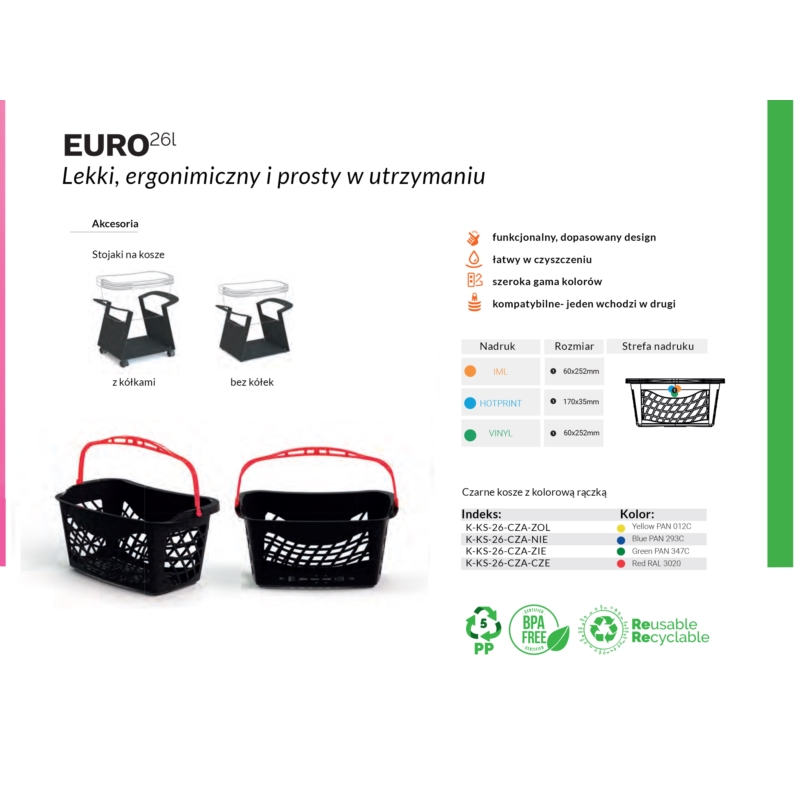 Einkaufskörbe 26l - Ladeneinrichtung Bialystok