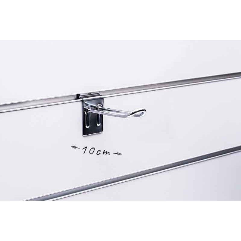 Ladenpaneele SPACEWALL - Haken Chrom - Ladeneinrichtungen