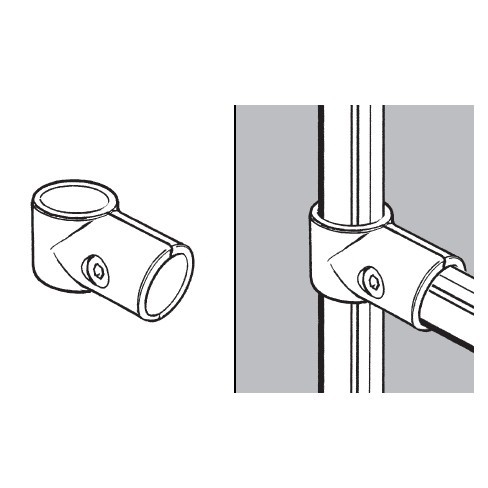 Rohr- und Kugelsystem " Ladenbügel FI25 " Ladenzubehör