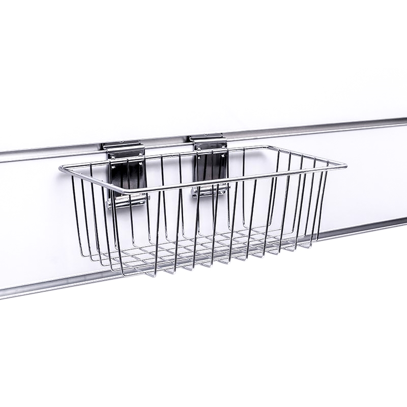 Spacewall-Ladenwände - Körbe und Behälter - Ladenbau