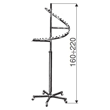 Garderobenständer " ARM TRANSPORTER " Ladeneinrichtungen