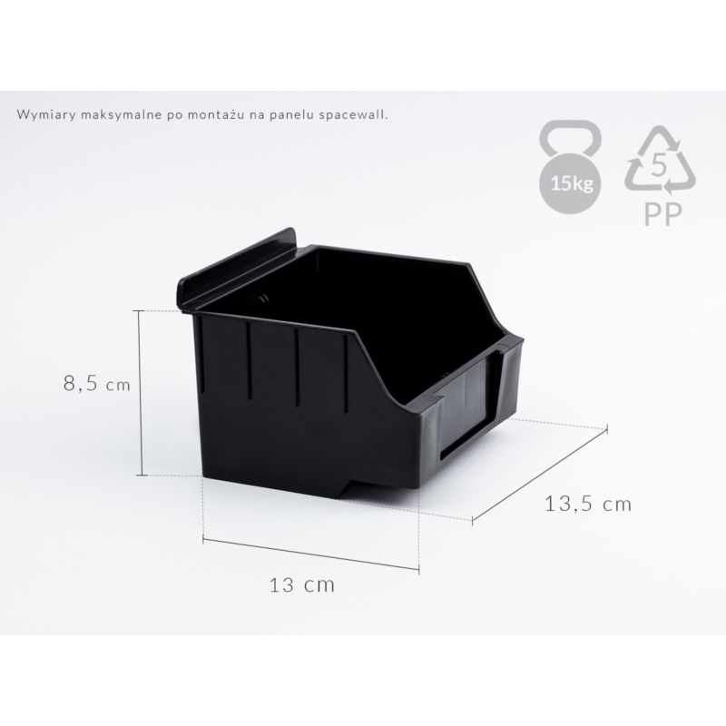 Spacewall-Ladenwände - Körbe und Behälter - Ladenbau