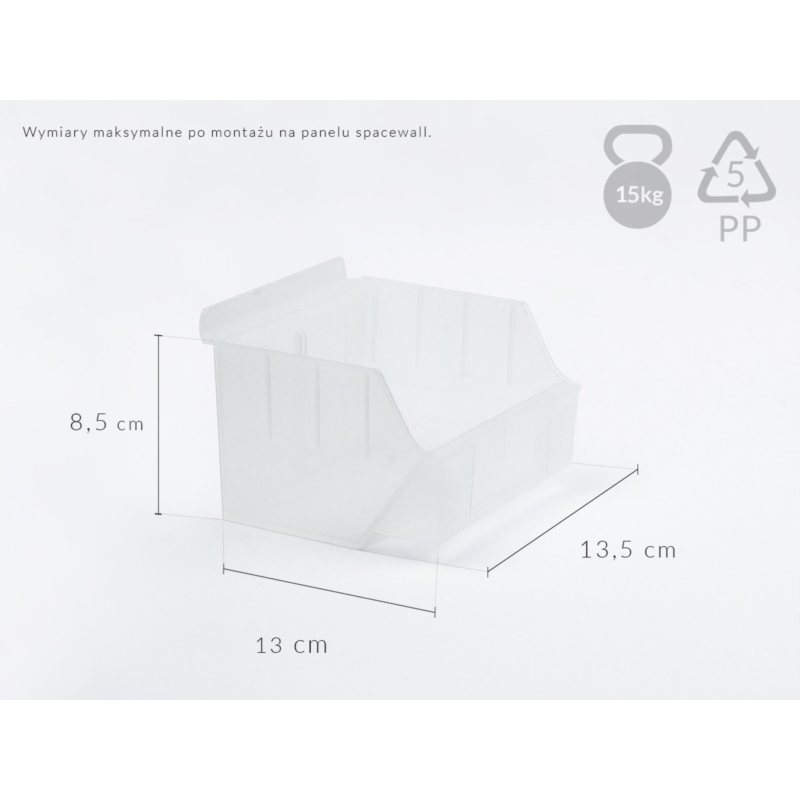 Spacewall-Ladenwände - Körbe und Behälter - Ladenbau
