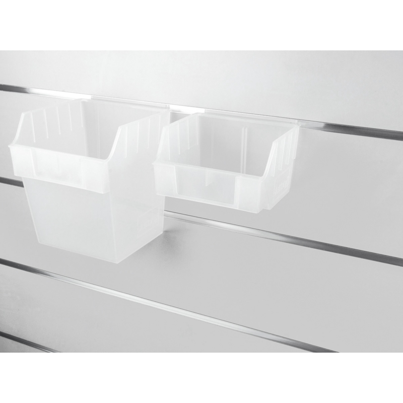 Spacewall-Ladenwände - Körbe und Behälter - Ladenbau