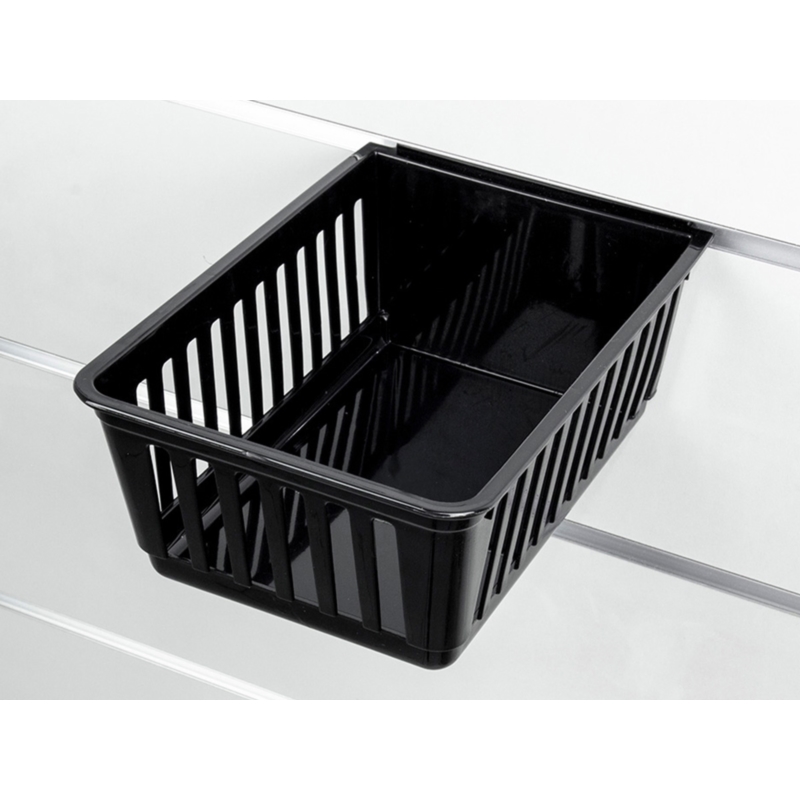 Spacewall-Ladenwände - Körbe und Behälter - Ladenbau