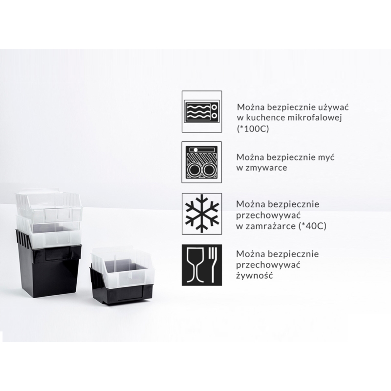 Spacewall-Ladenwände - Körbe und Behälter - Ladenbau