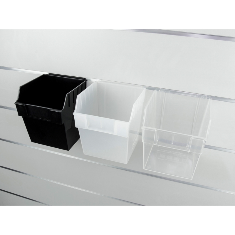 Spacewall-Ladenwände - Körbe und Behälter - Ladenbau