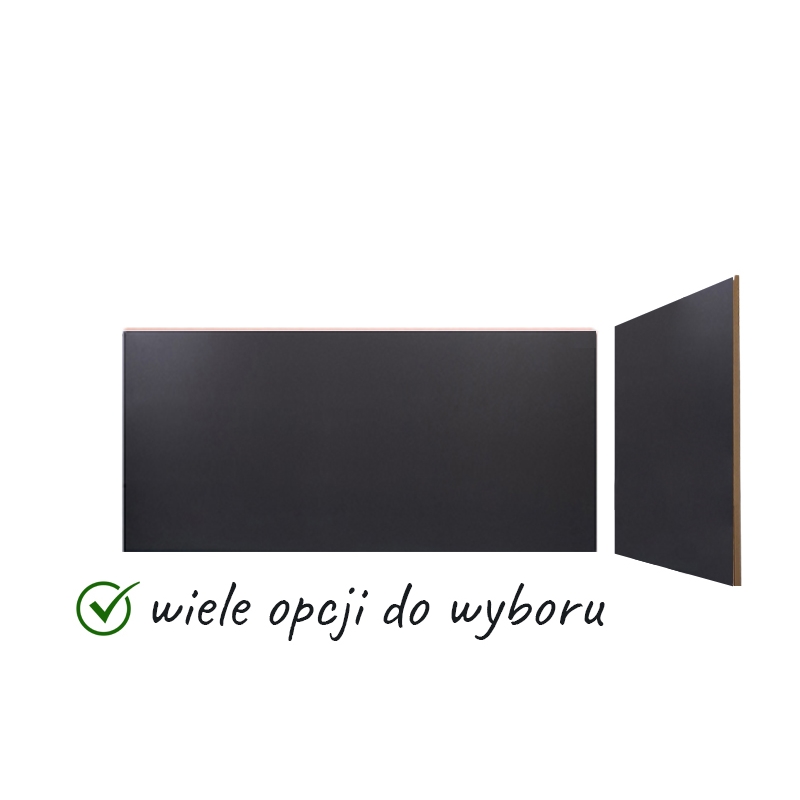 Slatwall Shopwall-Sockel dunkelgrau, Graphit