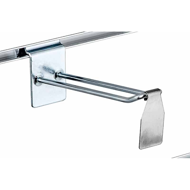 Etykietka cenowa 27x30mm, metal, na hak podwójny