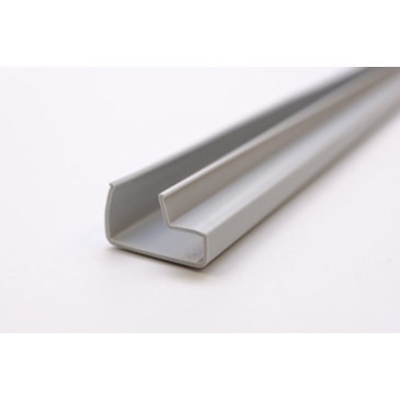 Wsuwka plastikowa L, szara, system Spacewall