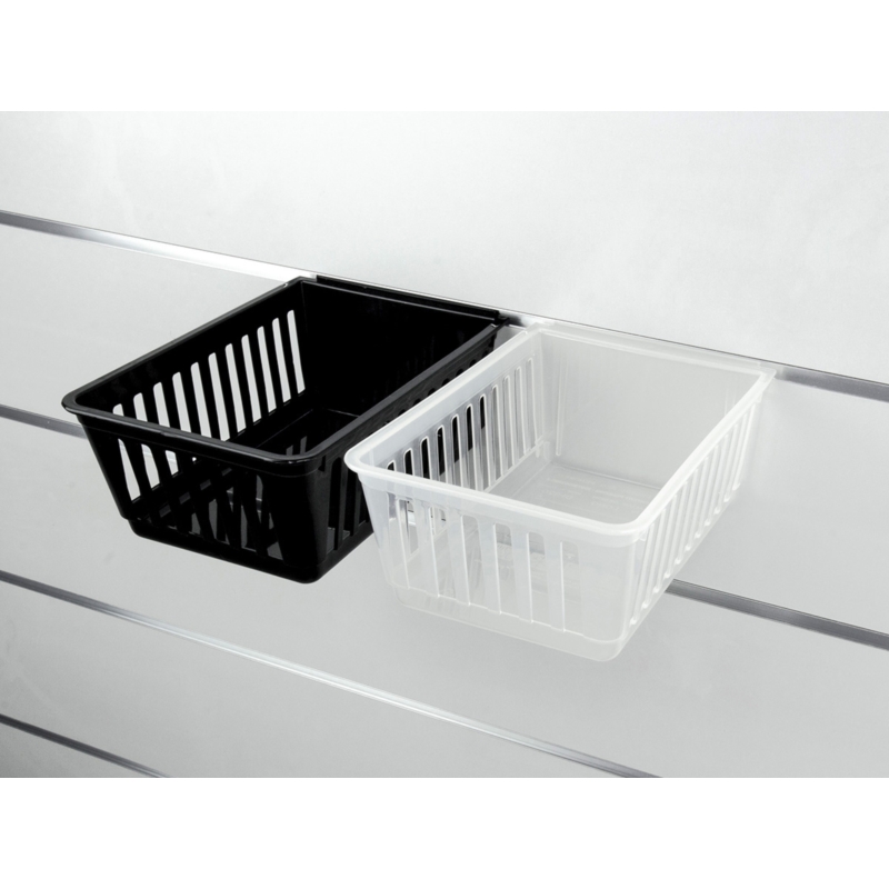 Koszyk Slatwall LONG 14x22x8cm bezbarwny mleczny